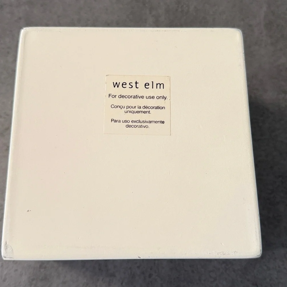 West Elm Small Jewelry Trinket Box